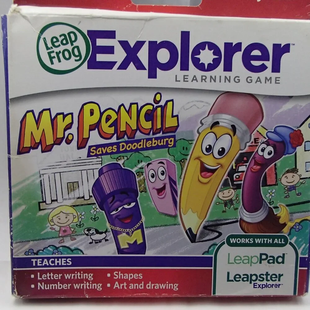 LeapFrog Mr. Pencil Saves Doodleburg Learning Game LeapPad Tablets and Leapster